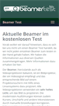 Mobile Screenshot of beamertest.biz